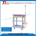 High Quality ABS Plastic Medical Treatment Trolley Cart